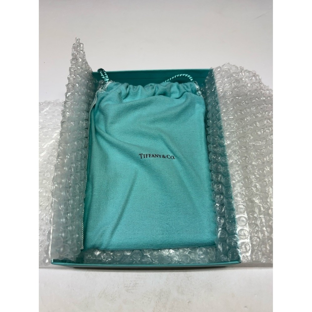 Vintage Tiffany & Co Sterling Silver Pewter Picture Frame 4x6 Dust Pouch Box New - Picture 7 of 8